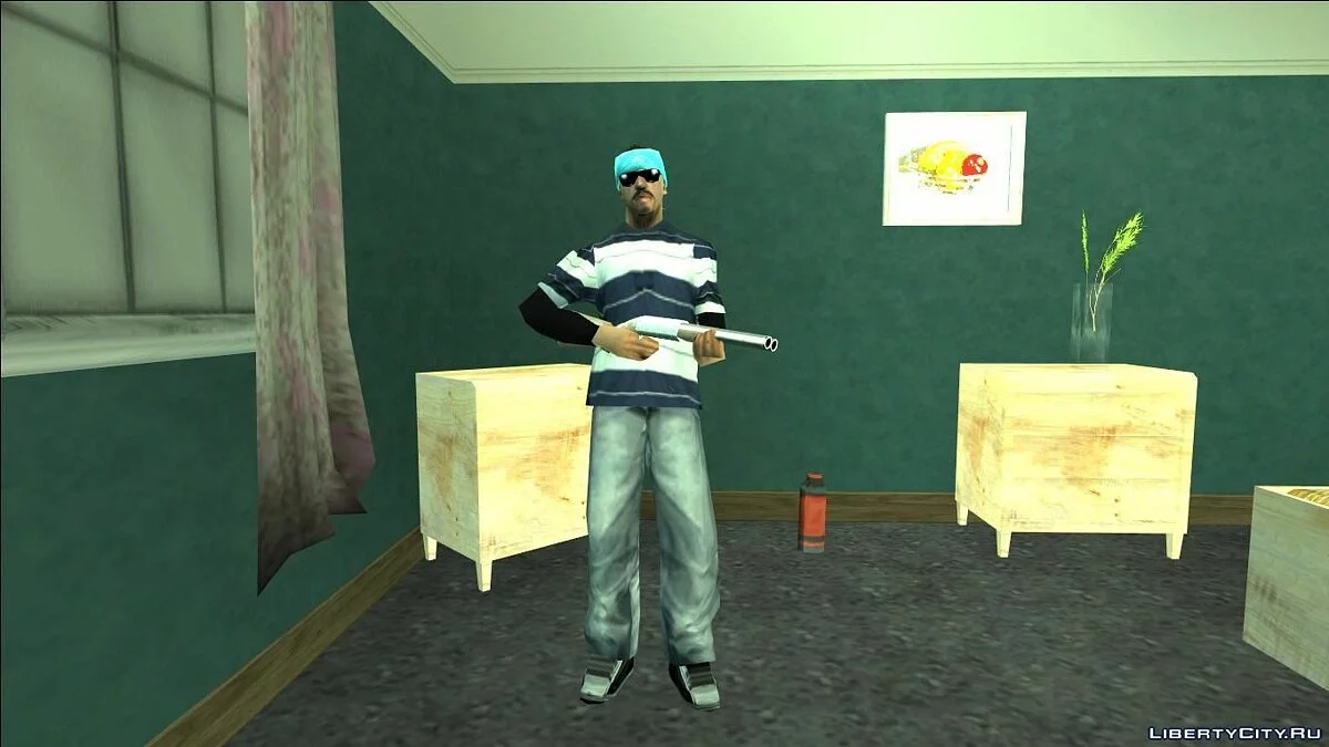 2 Membres de la bande Rifa de la version Beta / GTA San Andreas