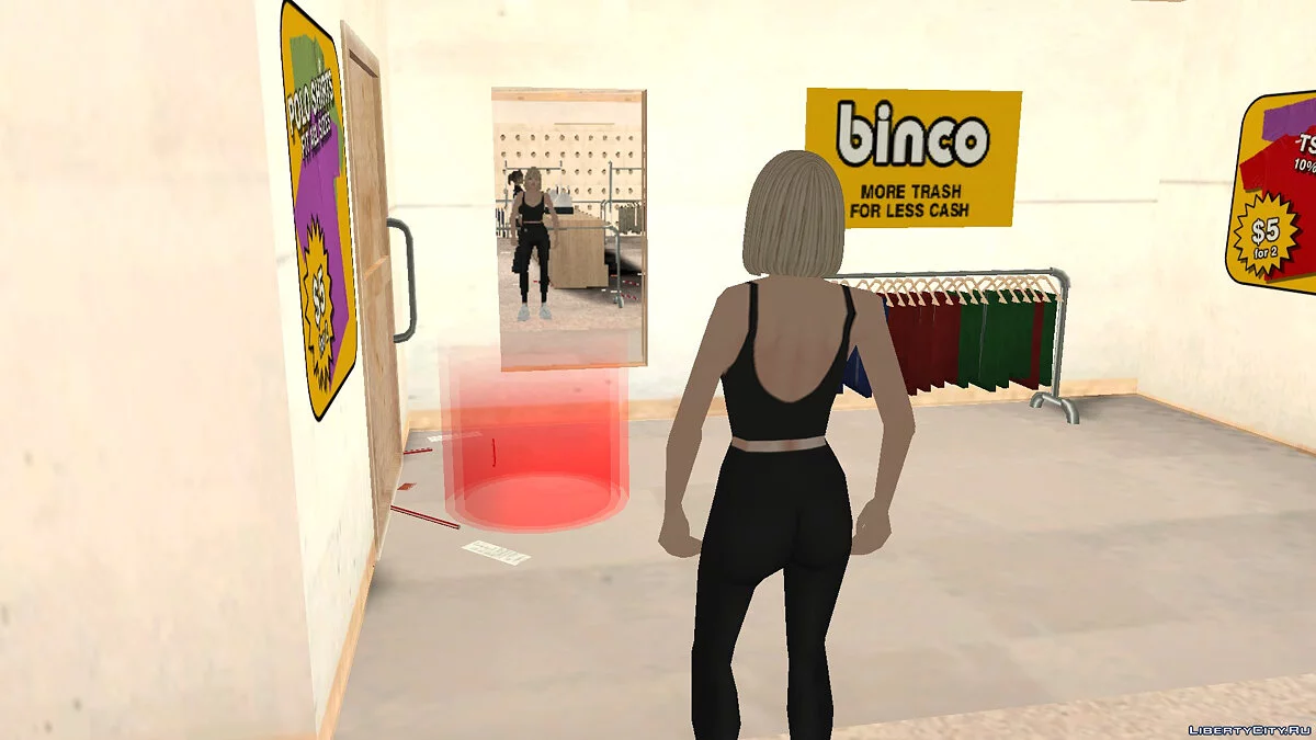 Girl in sportswear / GTA San Andreas