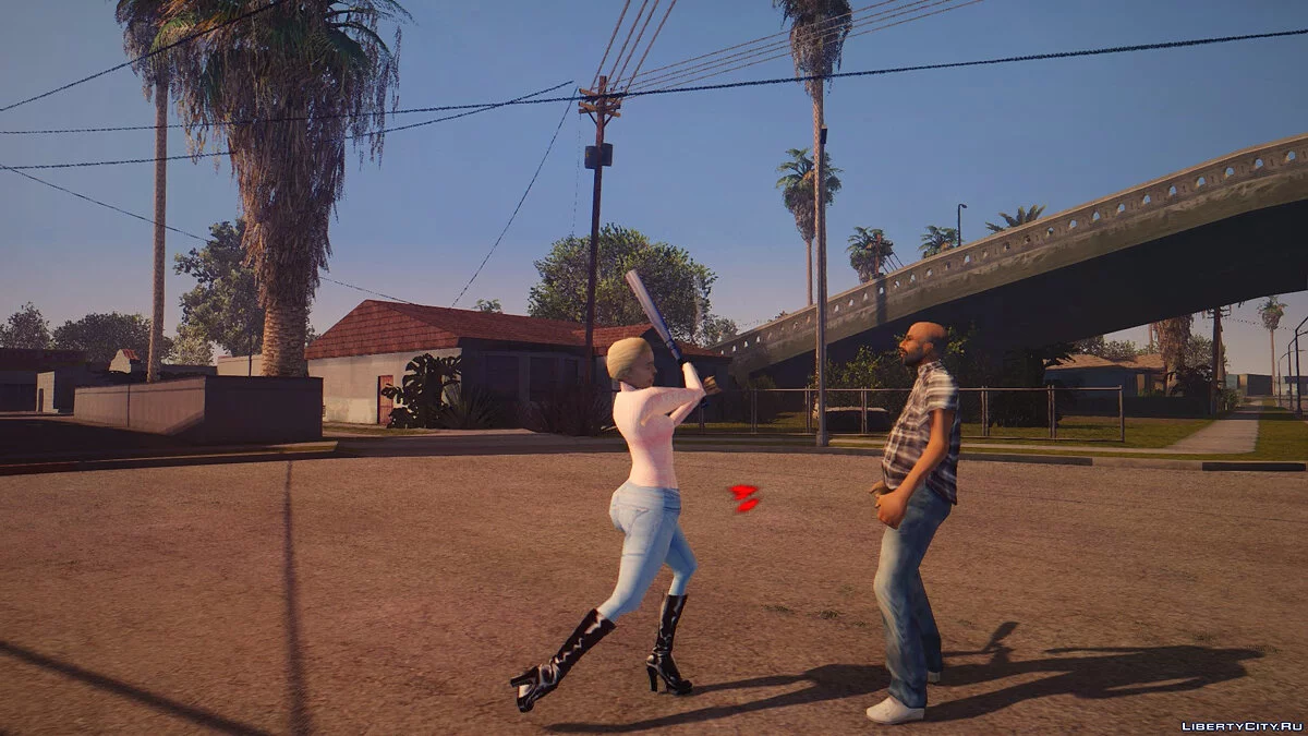Girl in a sweater / GTA San Andreas