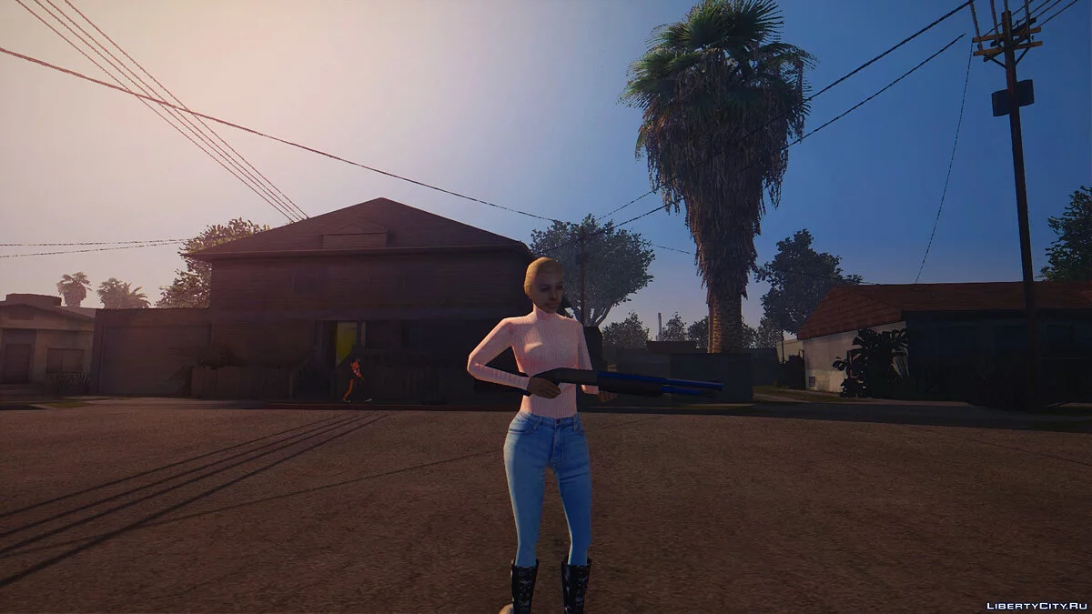 Girl in a sweater / GTA San Andreas