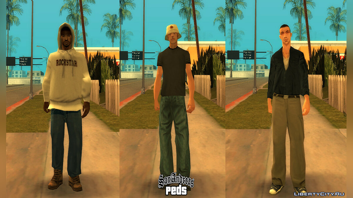 Download Collection of LQ skins for GTA San Andreas