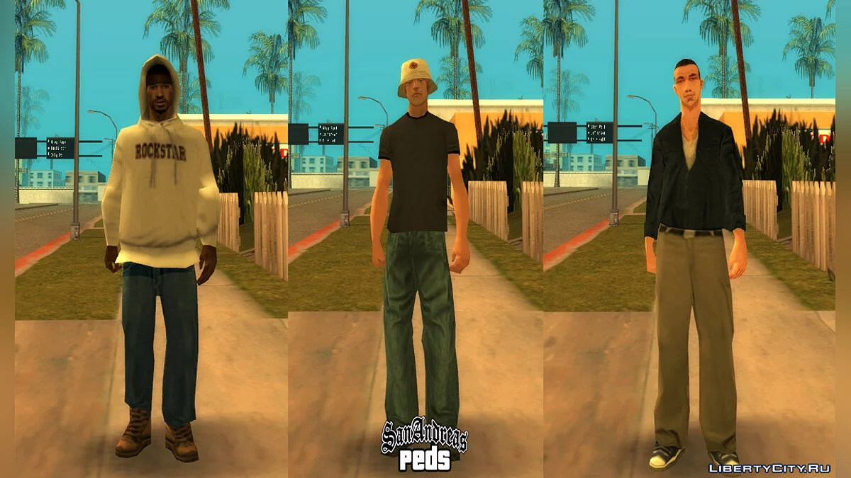 Збірка LQ скінів / GTA San Andreas