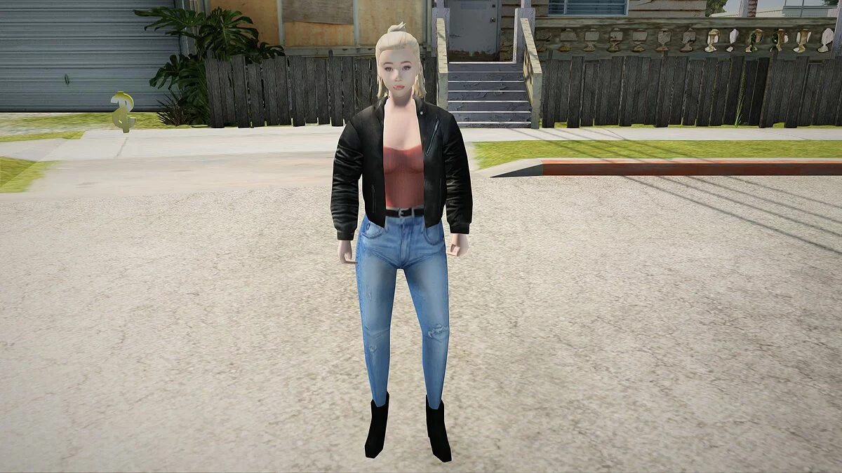 Дженнифер в повседневной одежде / GTA San Andreas