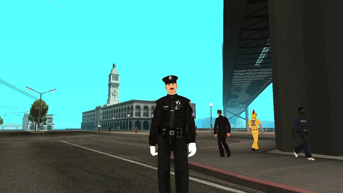 Modified San Fierro cop / GTA San Andreas