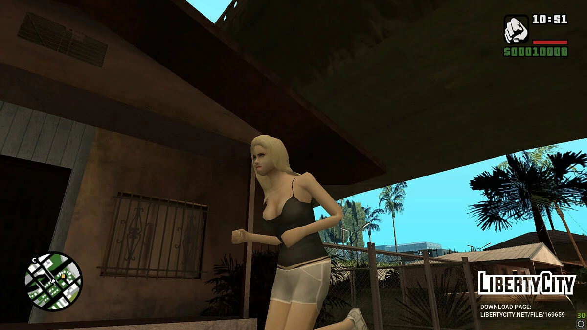 Дівчина в майці / GTA San Andreas