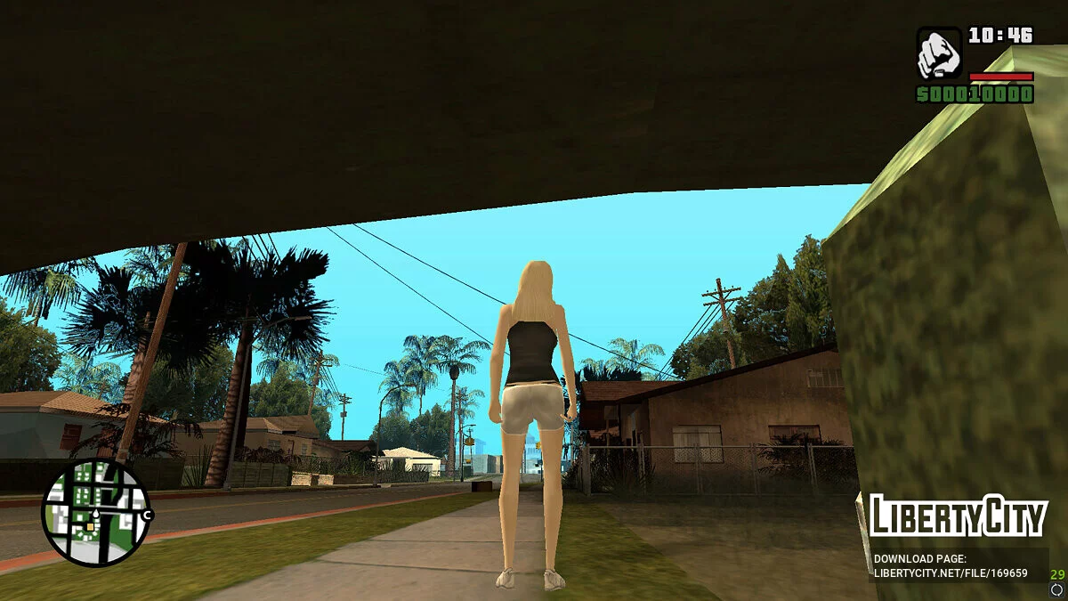 Дівчина в майці / GTA San Andreas