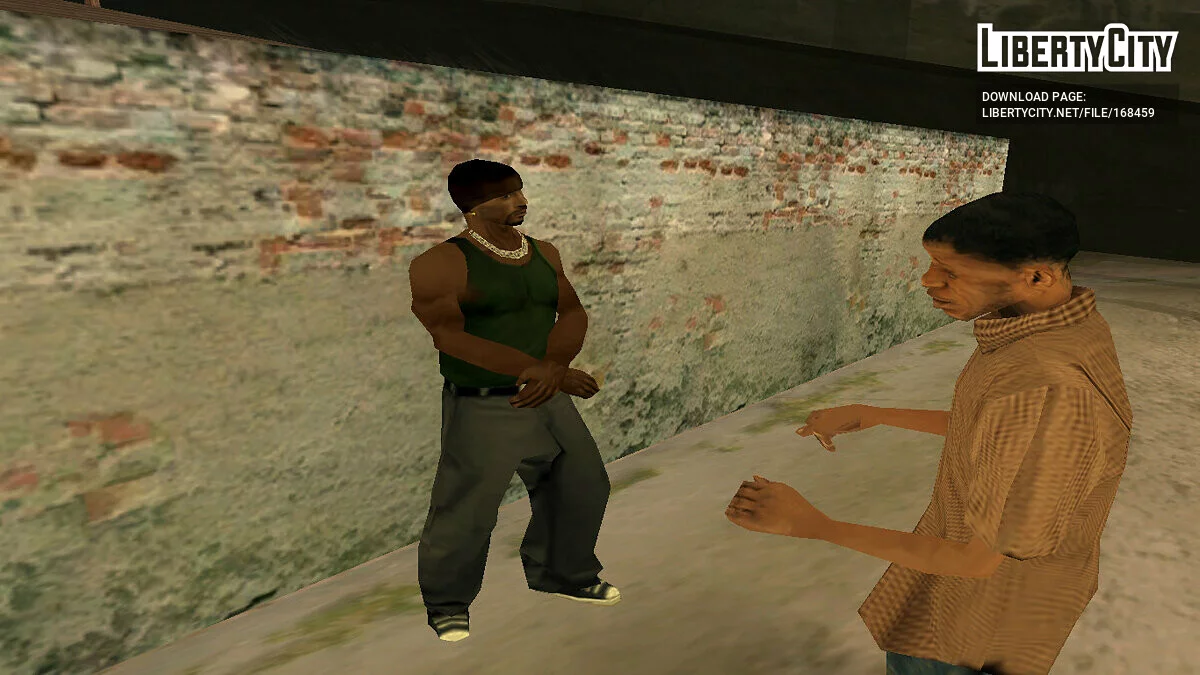 Наркоторговець з квітами Grove Street / GTA San Andreas