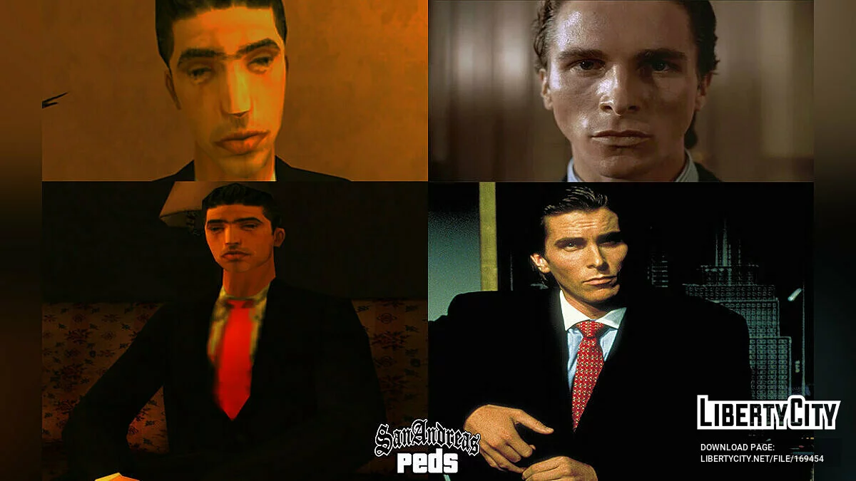 Aspectos de los personajes de Reservoir Dogs y American Psycho / GTA San Andreas
