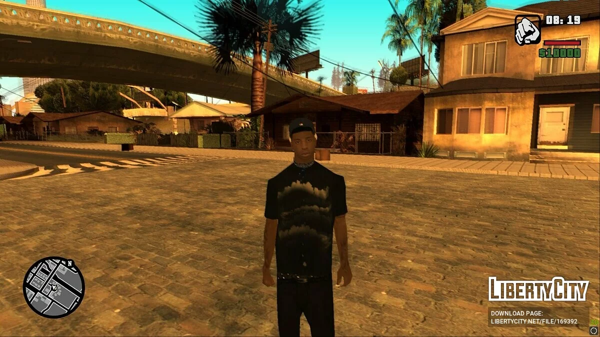 Garçon en vêtements PJ Watts Crips / GTA San Andreas