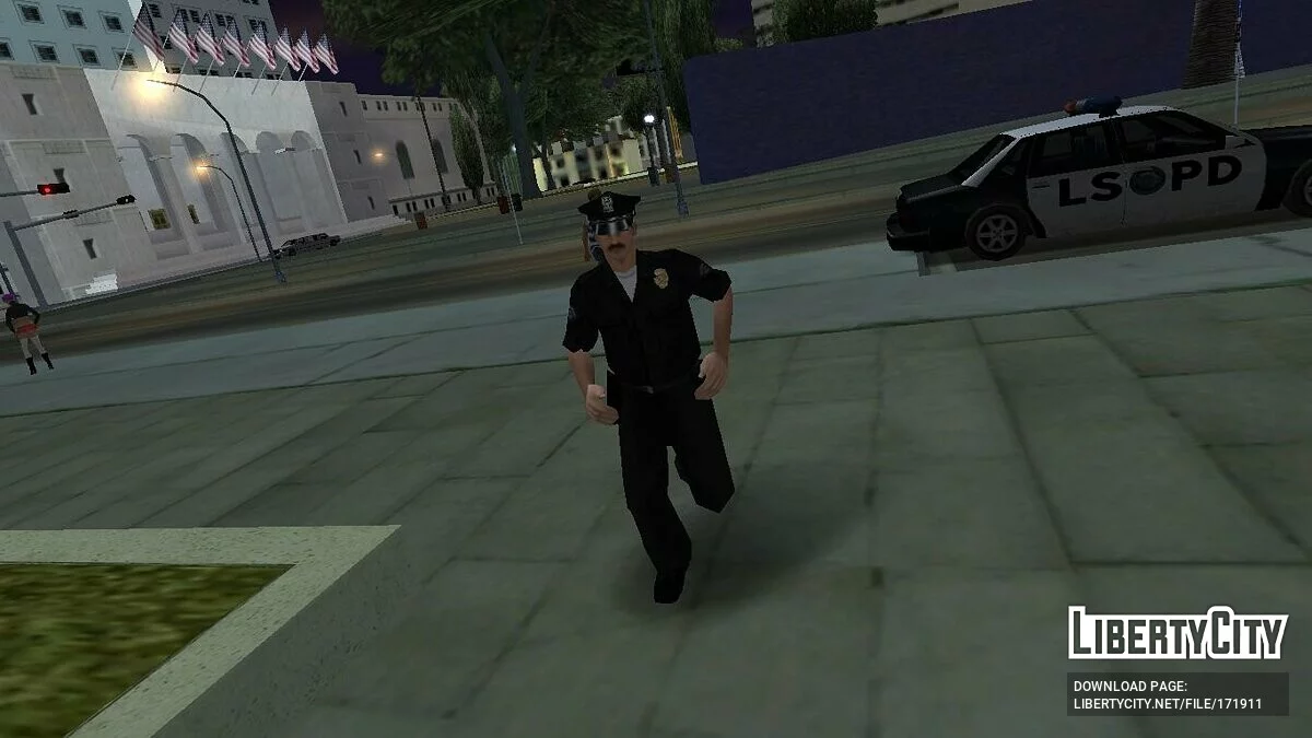 Нові поліцейські LSPD з патчем CRASH / GTA San Andreas