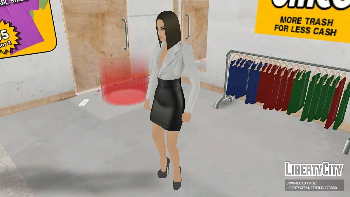 Girl in office style / GTA San Andreas