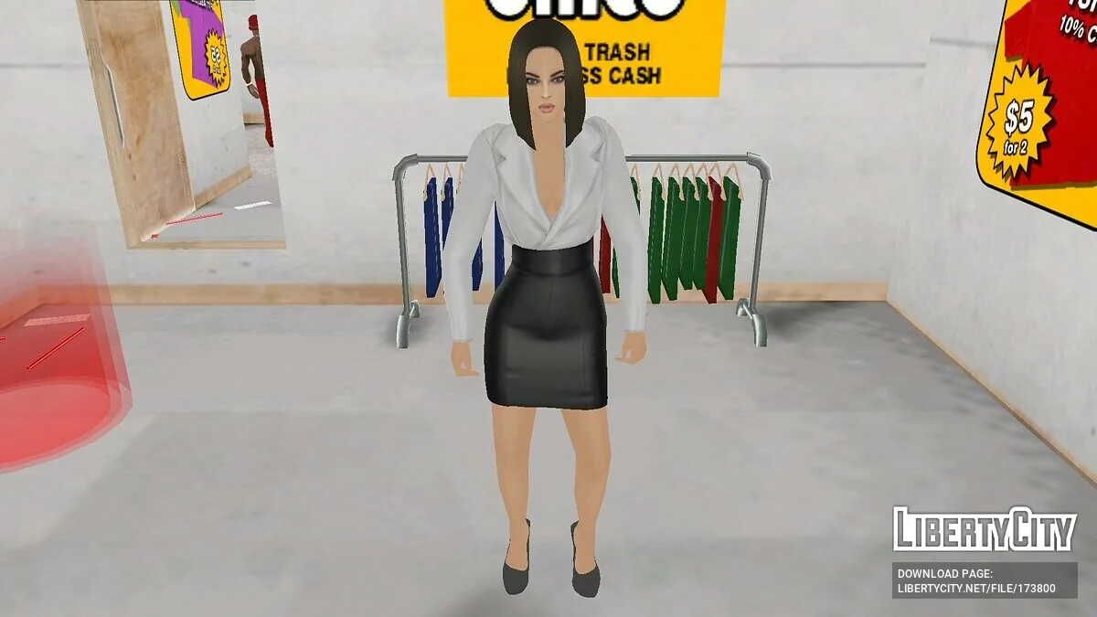 Girl in office style / GTA San Andreas