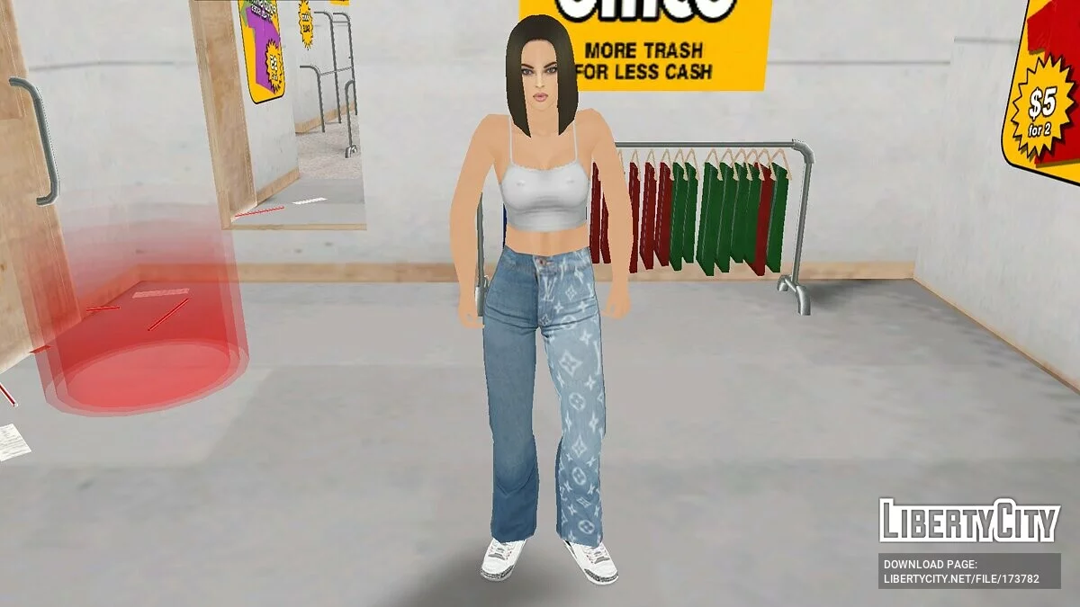 Girl in casual clothes / GTA San Andreas