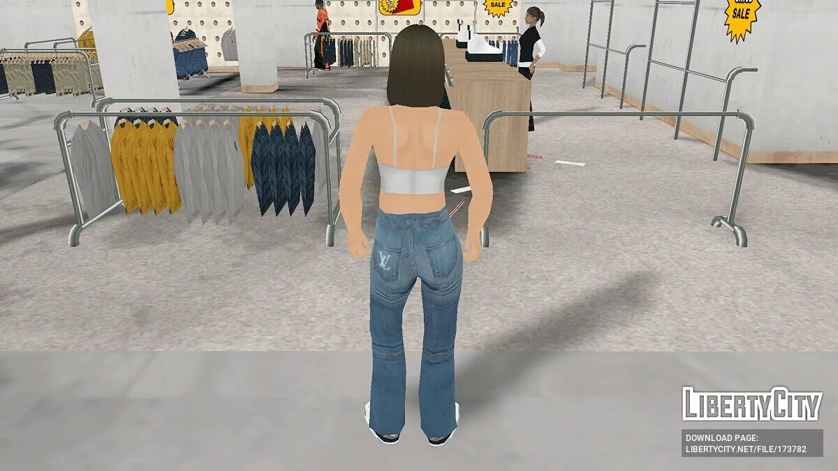 Girl in casual clothes / GTA San Andreas