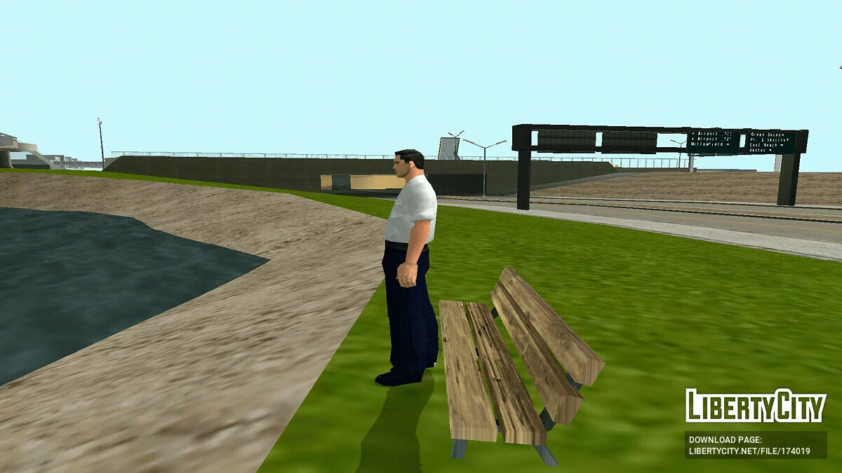 Оновлений поліцейський у білій сорочці / GTA San Andreas