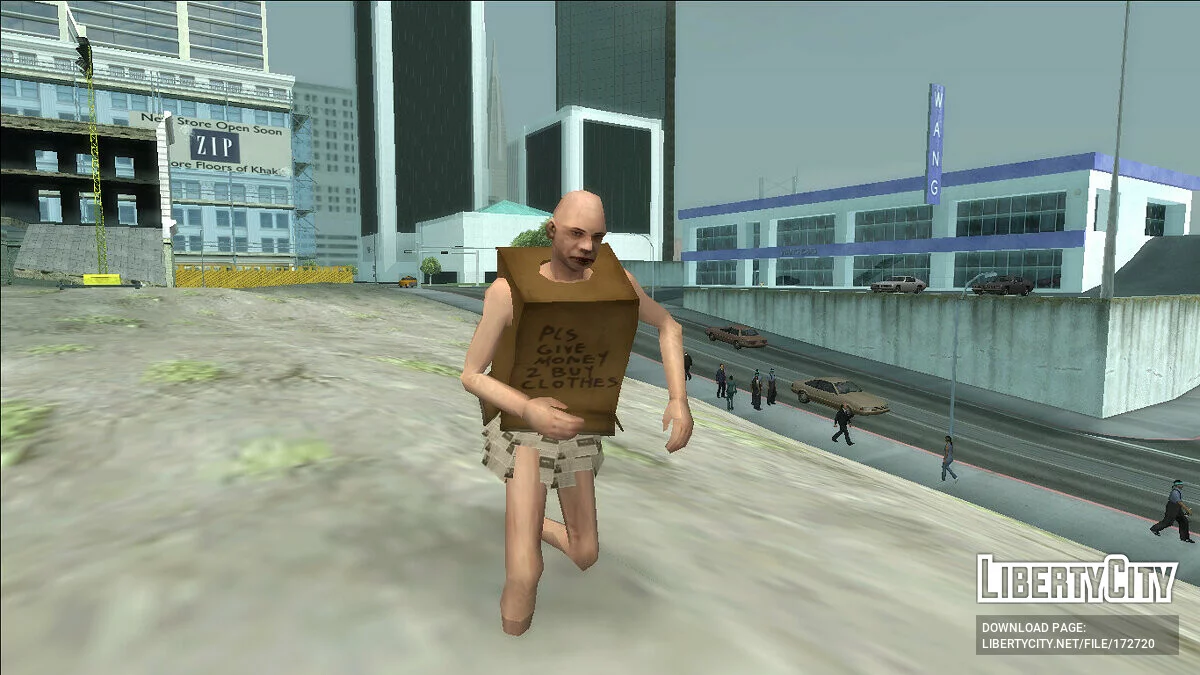 Pele de um homem sem-teto / GTA San Andreas