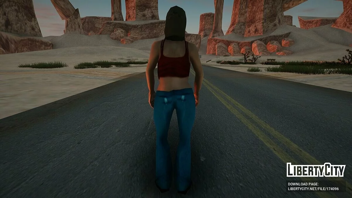 Дівчина з артворку / GTA San Andreas