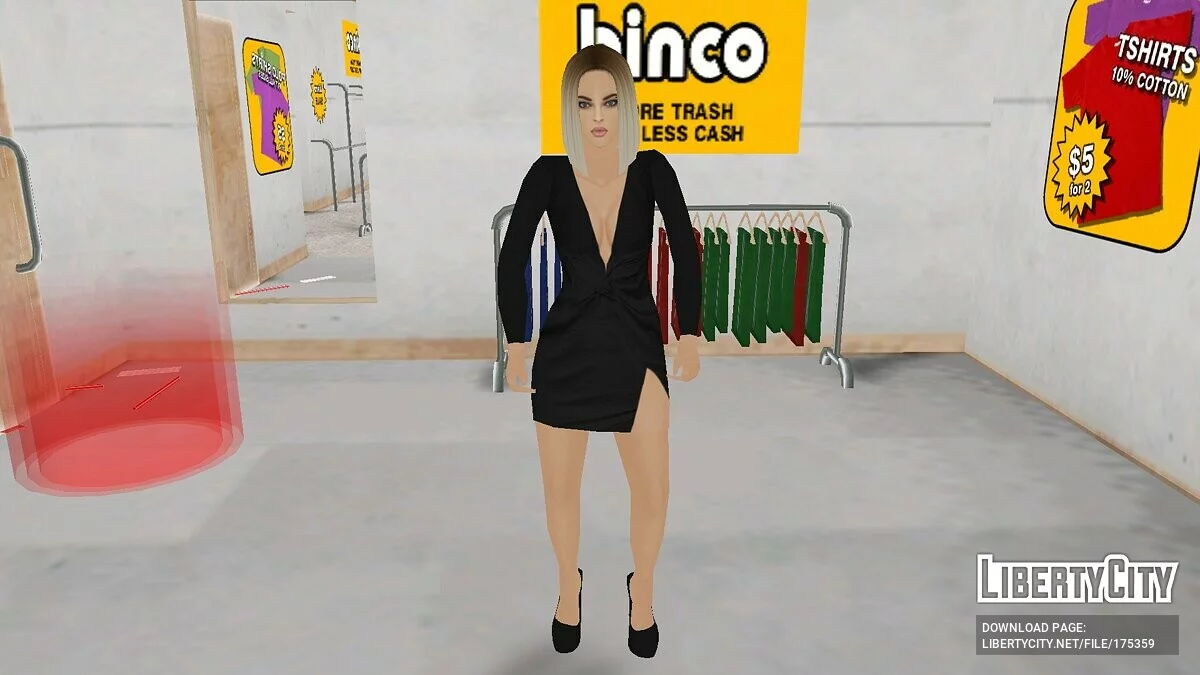 Mädchen in Alltagskleidung / GTA San Andreas