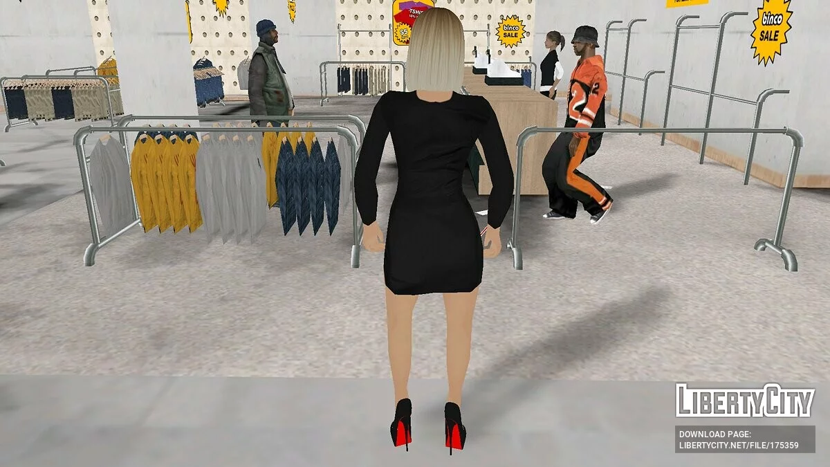 Mädchen in Alltagskleidung / GTA San Andreas