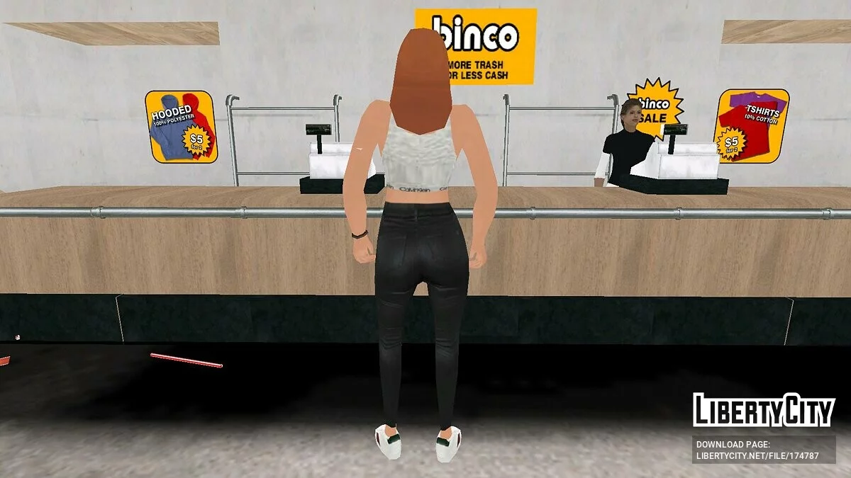 Red-haired girl / GTA San Andreas
