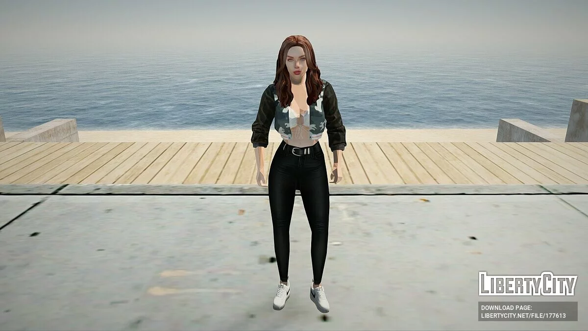 Девушка в повседневной одежде / GTA San Andreas