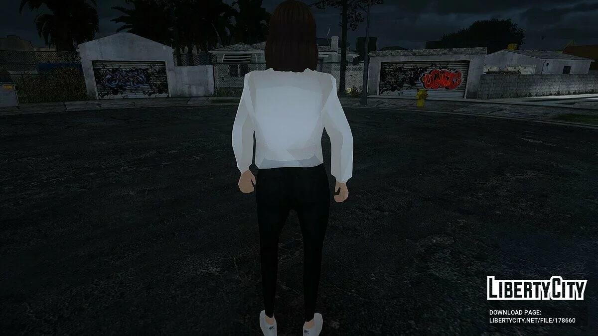 Gadis dalam pakaian sehari-hari / GTA San Andreas