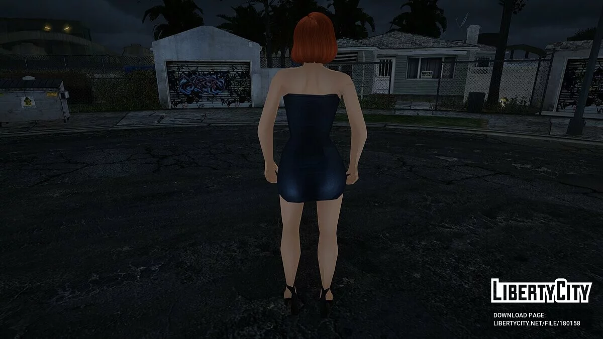 Girl in evening dress / GTA San Andreas
