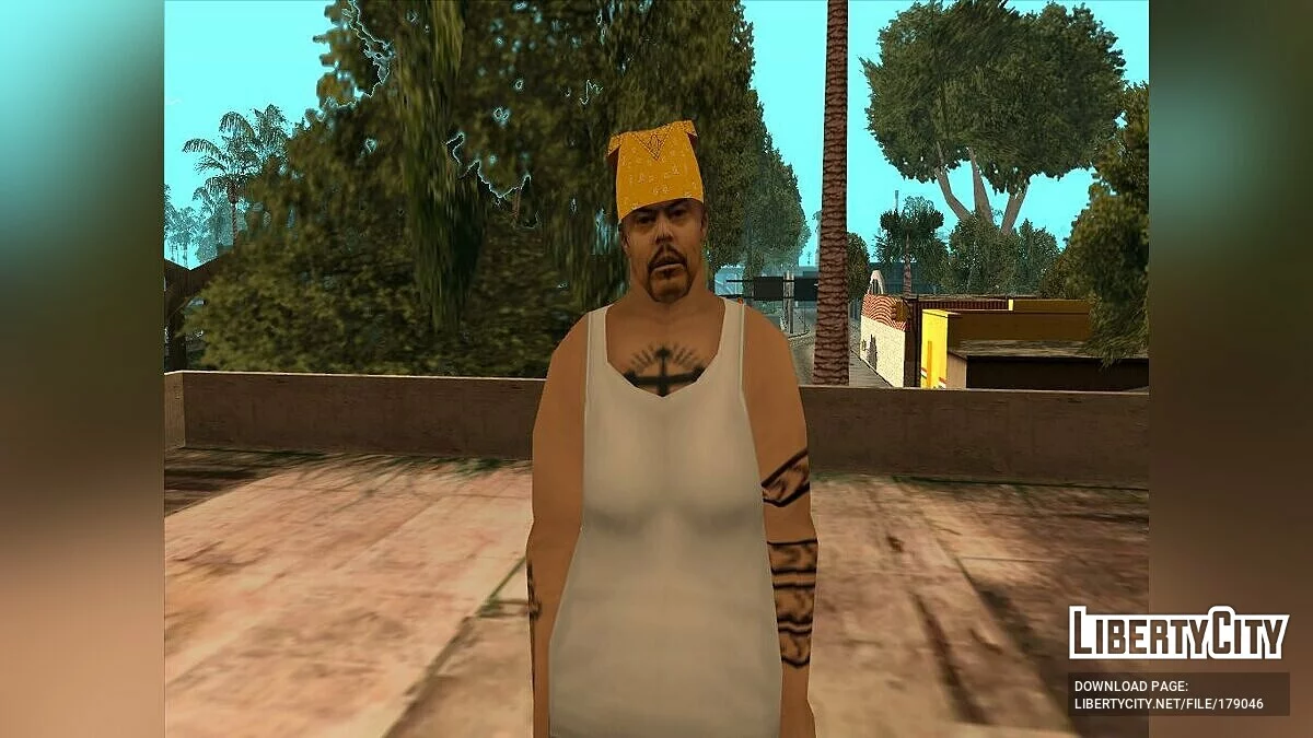 Скин члена банды Los Santos Vagos / GTA San Andreas