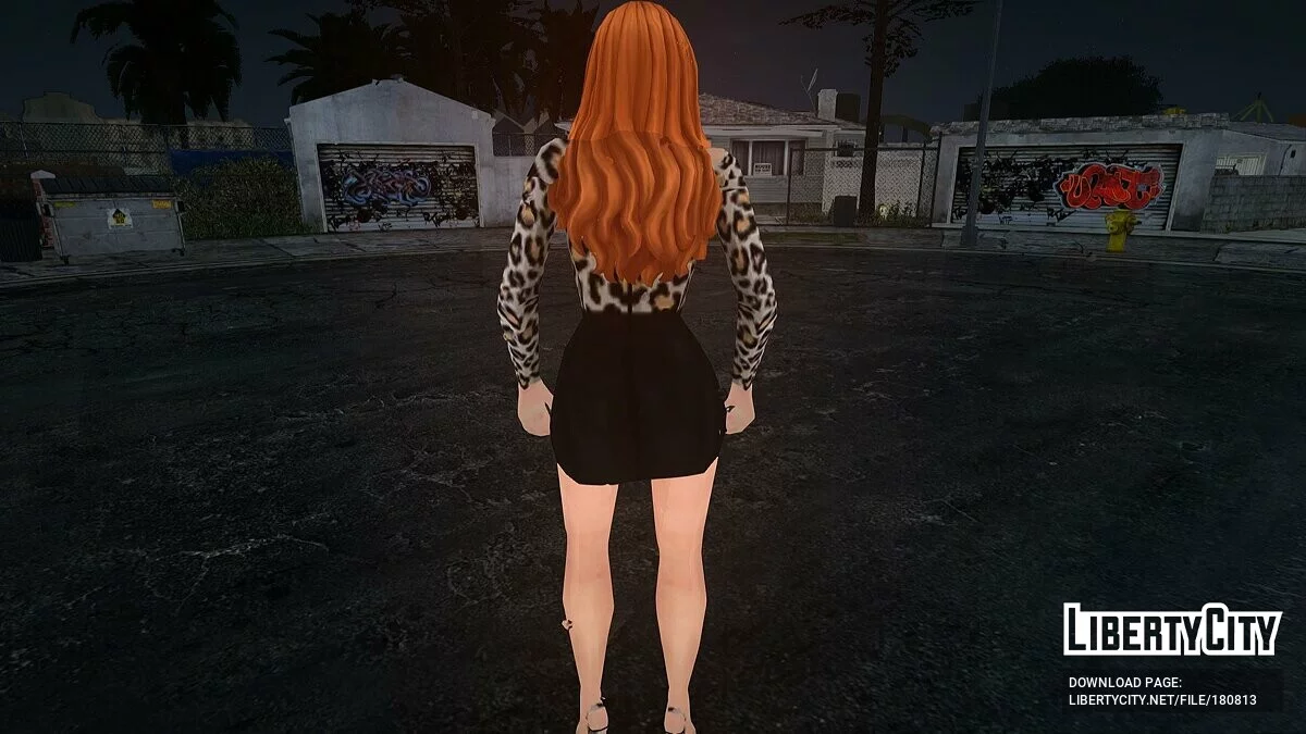 Рыжеволосая девушка / GTA San Andreas