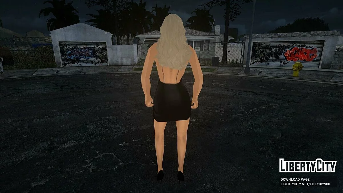 圣安地列斯风格的金发女郎 / GTA San Andreas