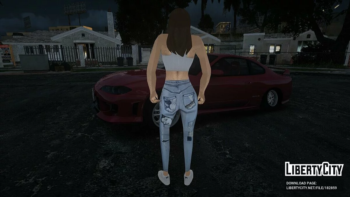 Garota de jeans / GTA San Andreas