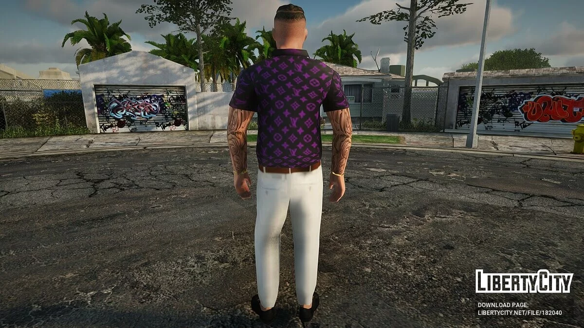 Молодий чоловік з татуюваннями / GTA San Andreas