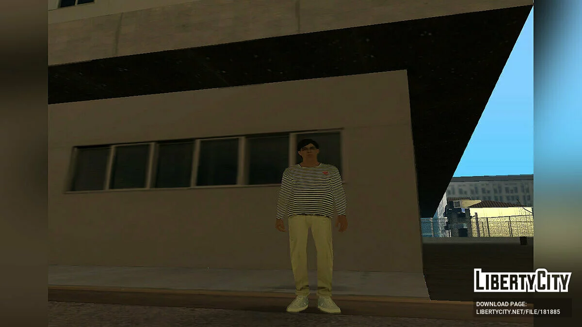 Хлопець у смугастому світшоту / GTA San Andreas