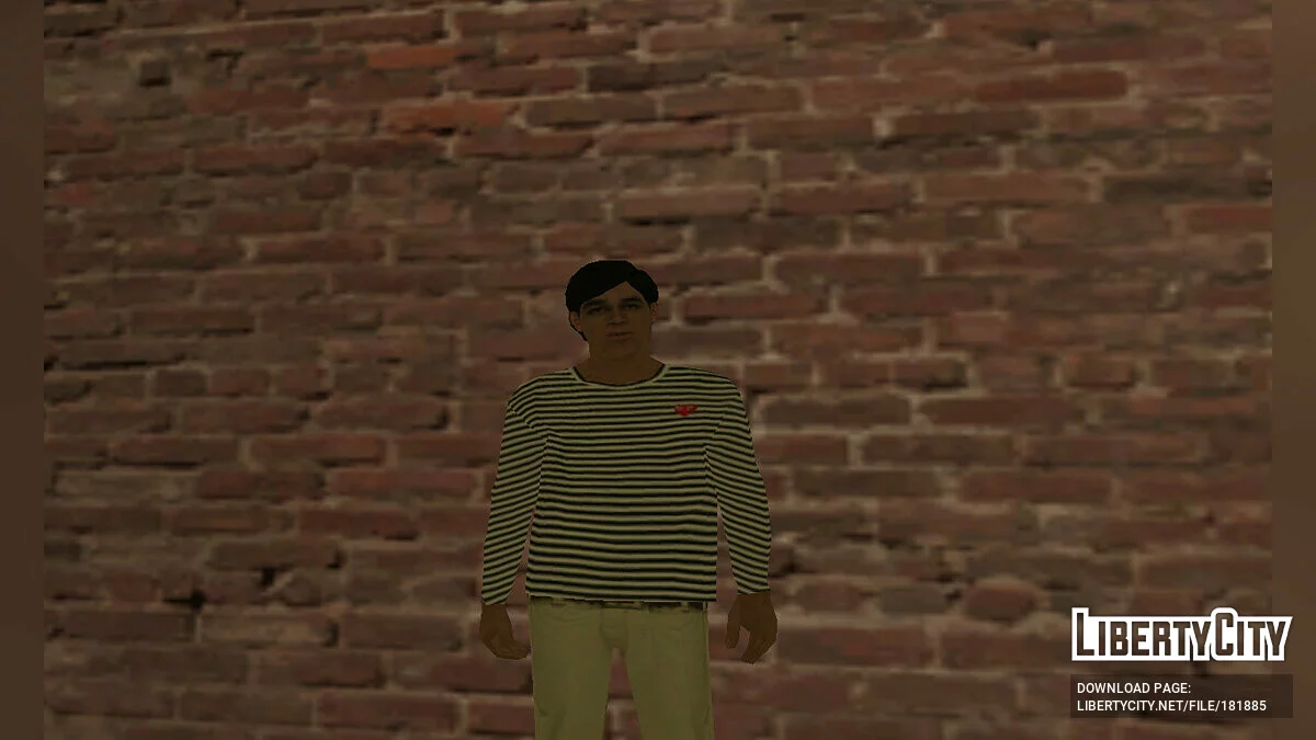 Хлопець у смугастому світшоту / GTA San Andreas