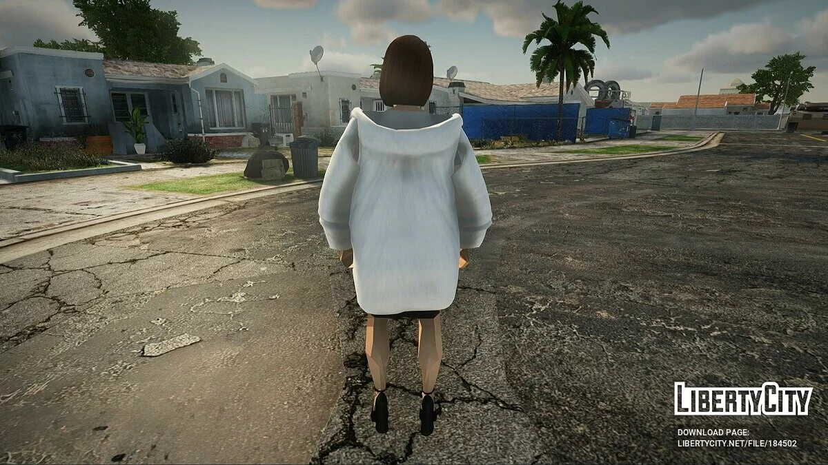 Девушка в шубе / GTA San Andreas