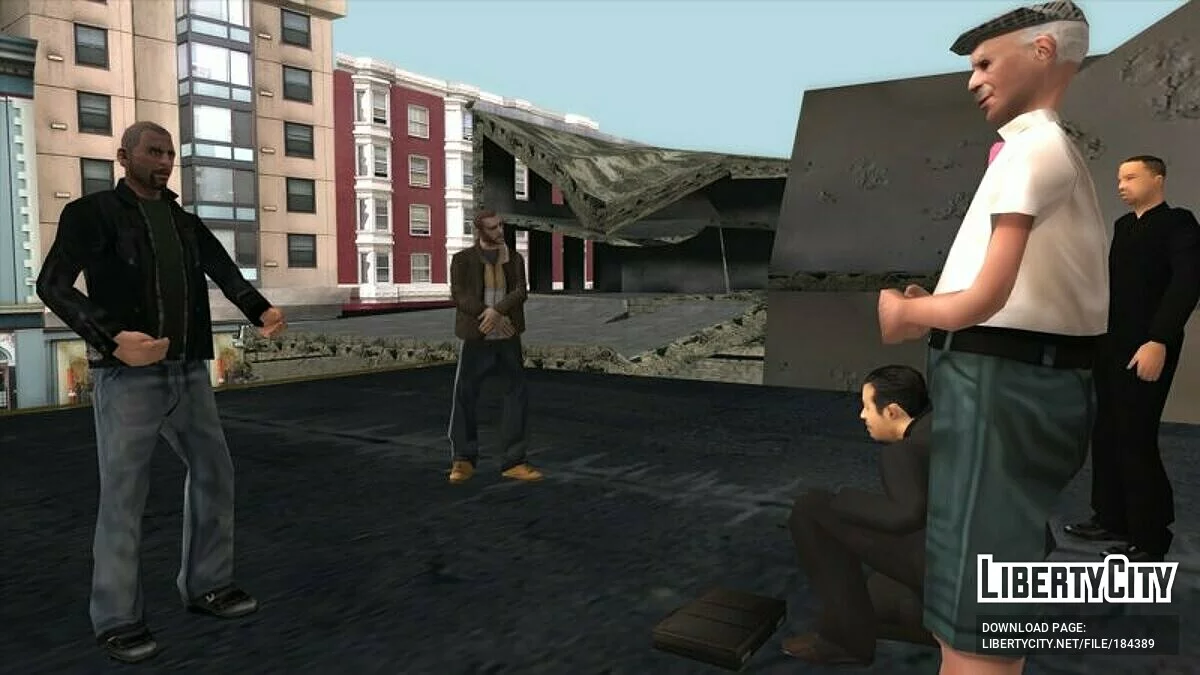 نيكو، لويس وجوني من GTA 4 (نمط SA) / جي تي إيه سان أندرياس