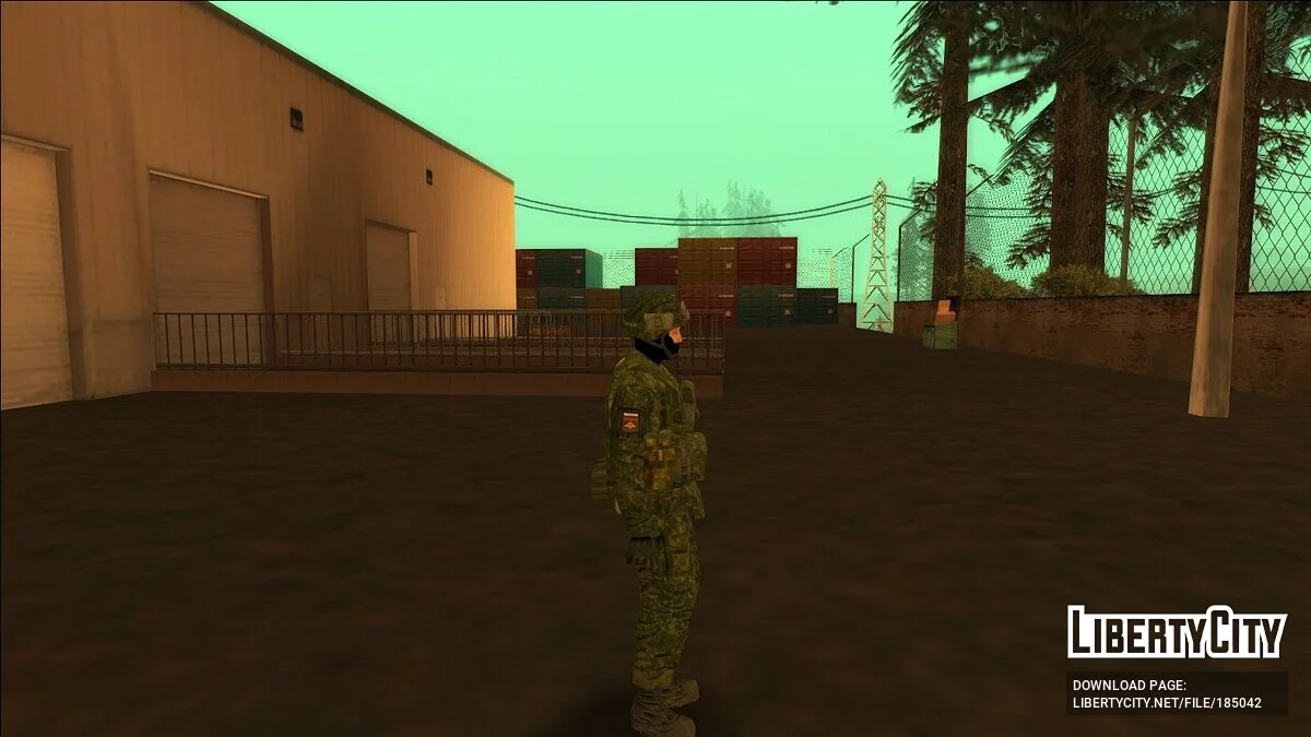 Адаптований скін ЗС РФ під PedFuncs / GTA San Andreas