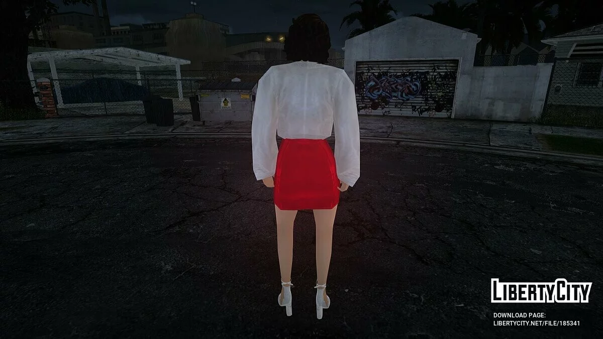 Garota de vestido vermelho / GTA San Andreas