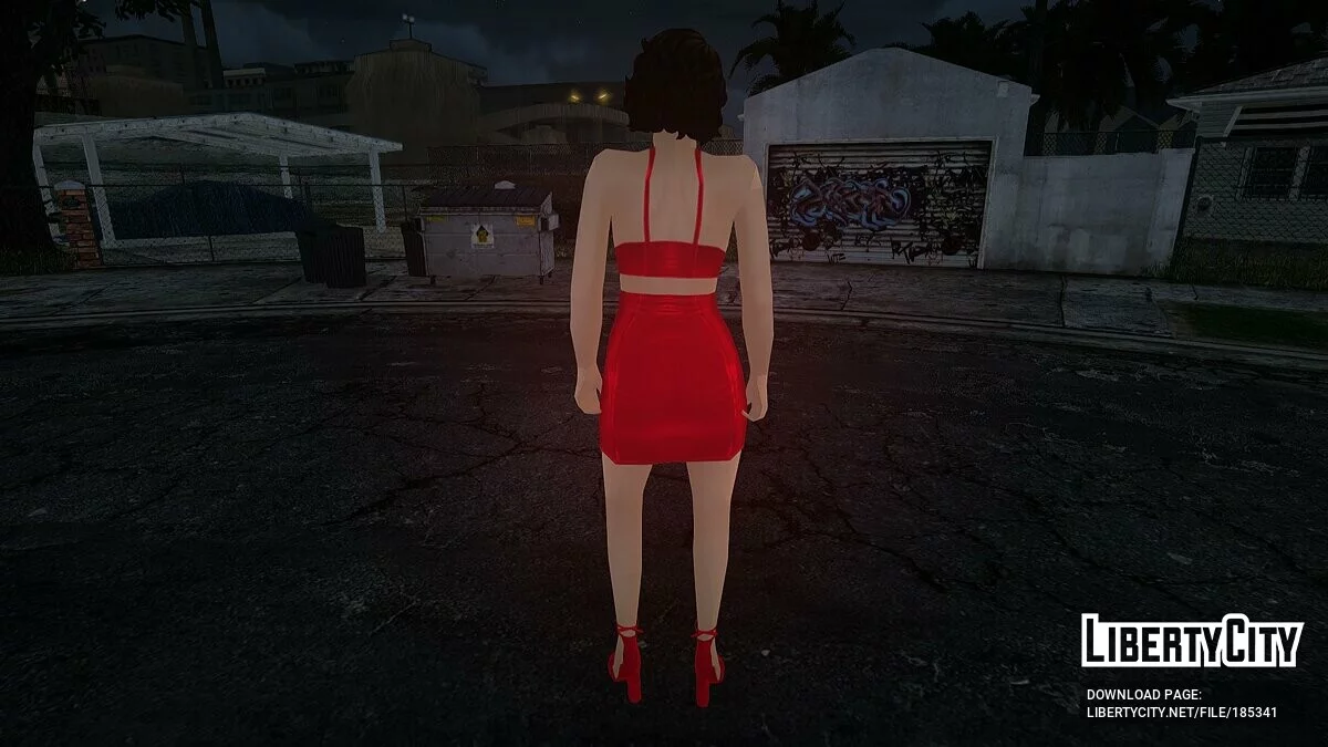 Garota de vestido vermelho / GTA San Andreas
