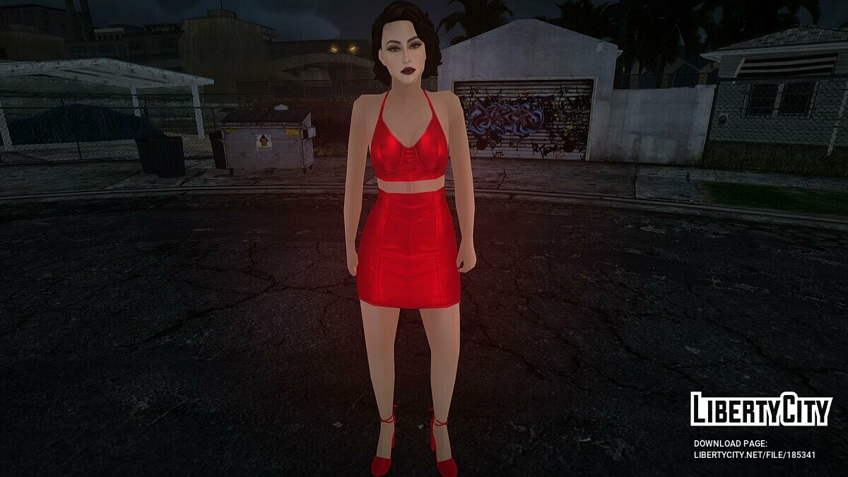 Download The girl in the red dress for GTA San Andreas