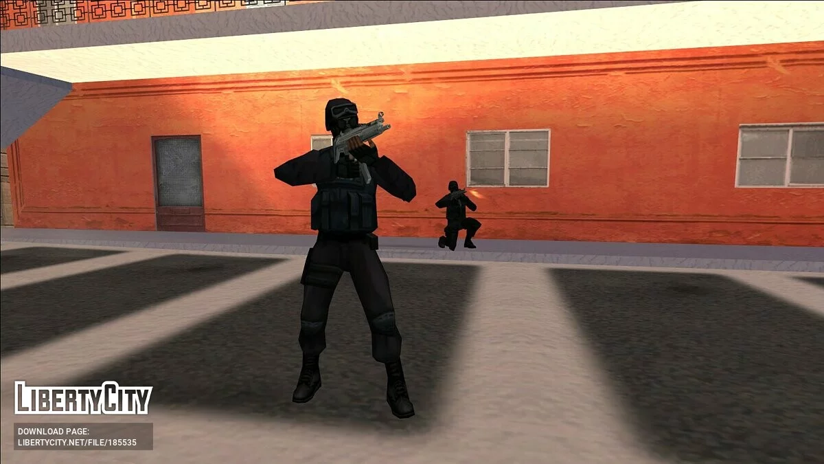 SWAT в противогазі / GTA San Andreas