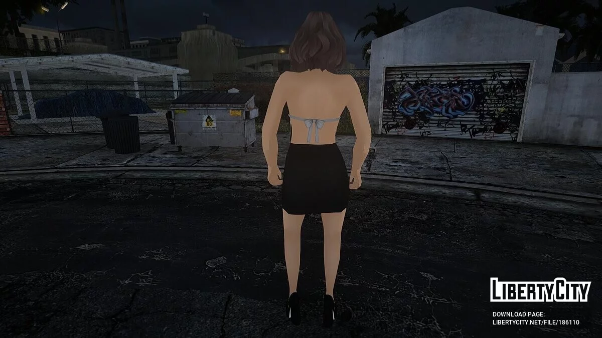A girl in business style / GTA San Andreas