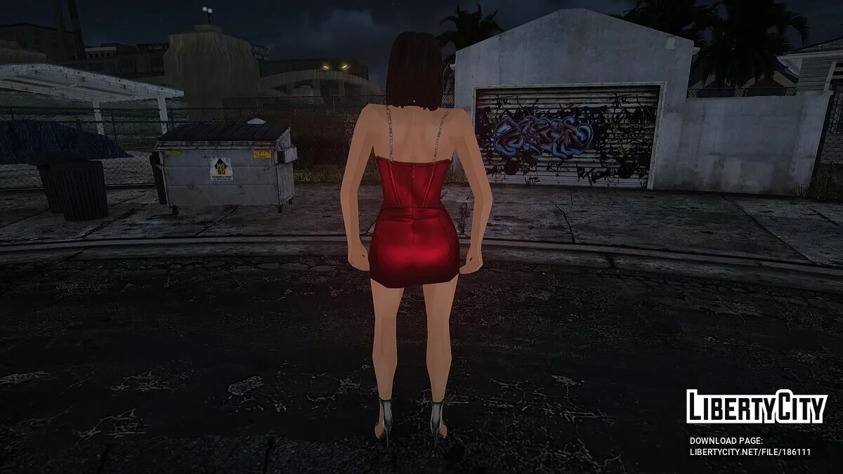 A girl in an evening gown / GTA San Andreas
