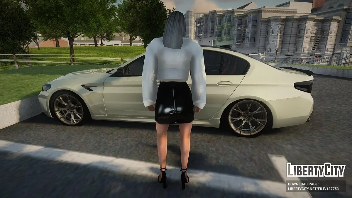 Gadis dalam pakaian modis / GTA San Andreas
