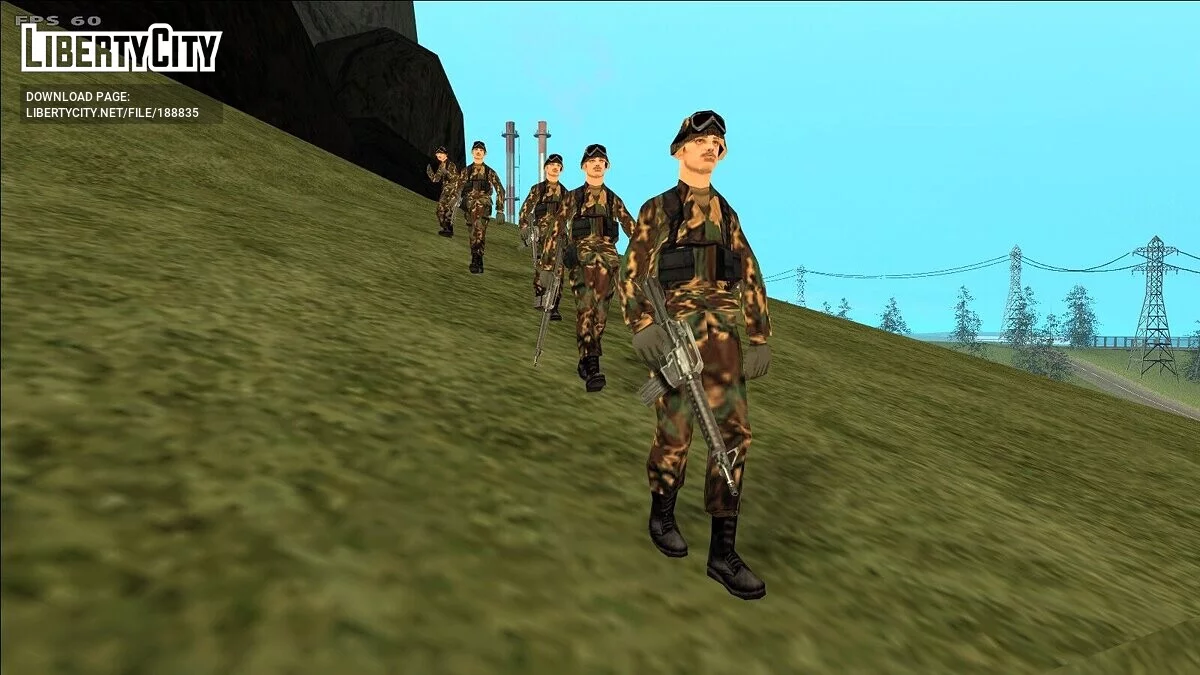 Soldats américains des années 80-90 / GTA San Andreas