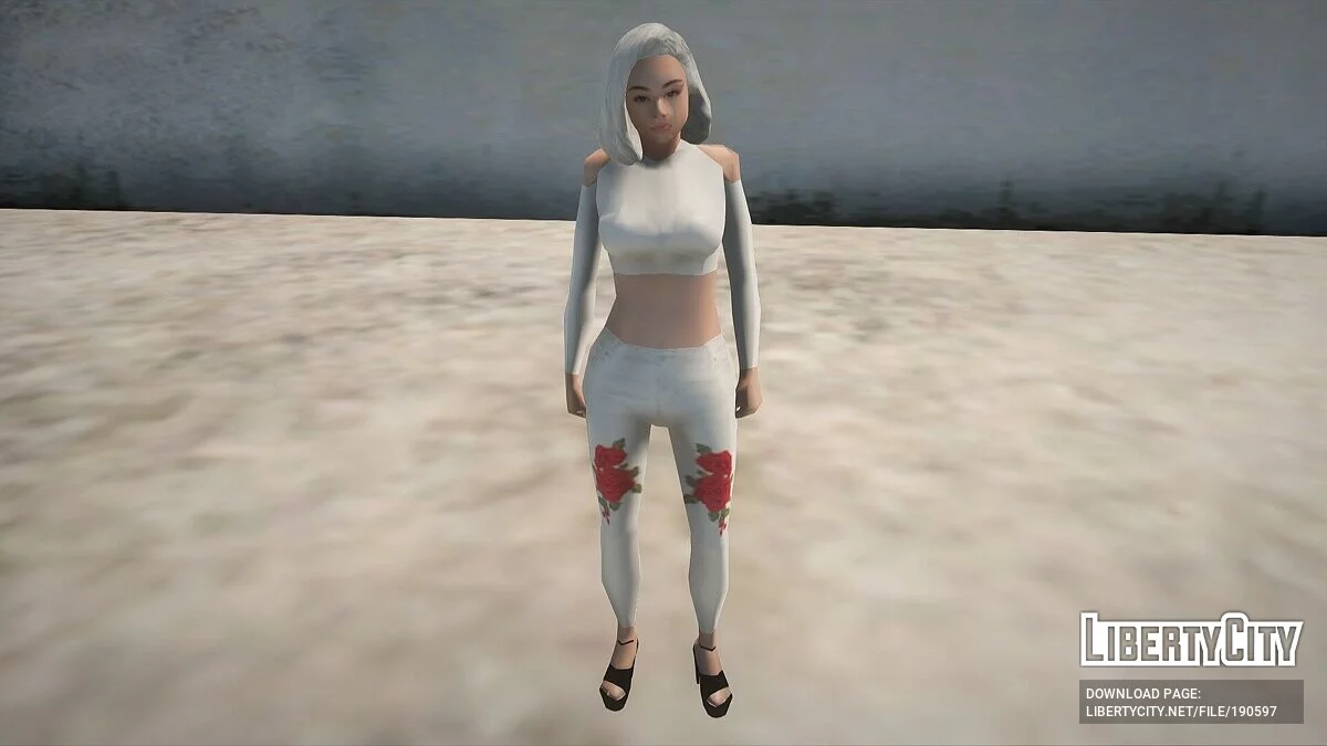 Girl in casual clothes / GTA San Andreas