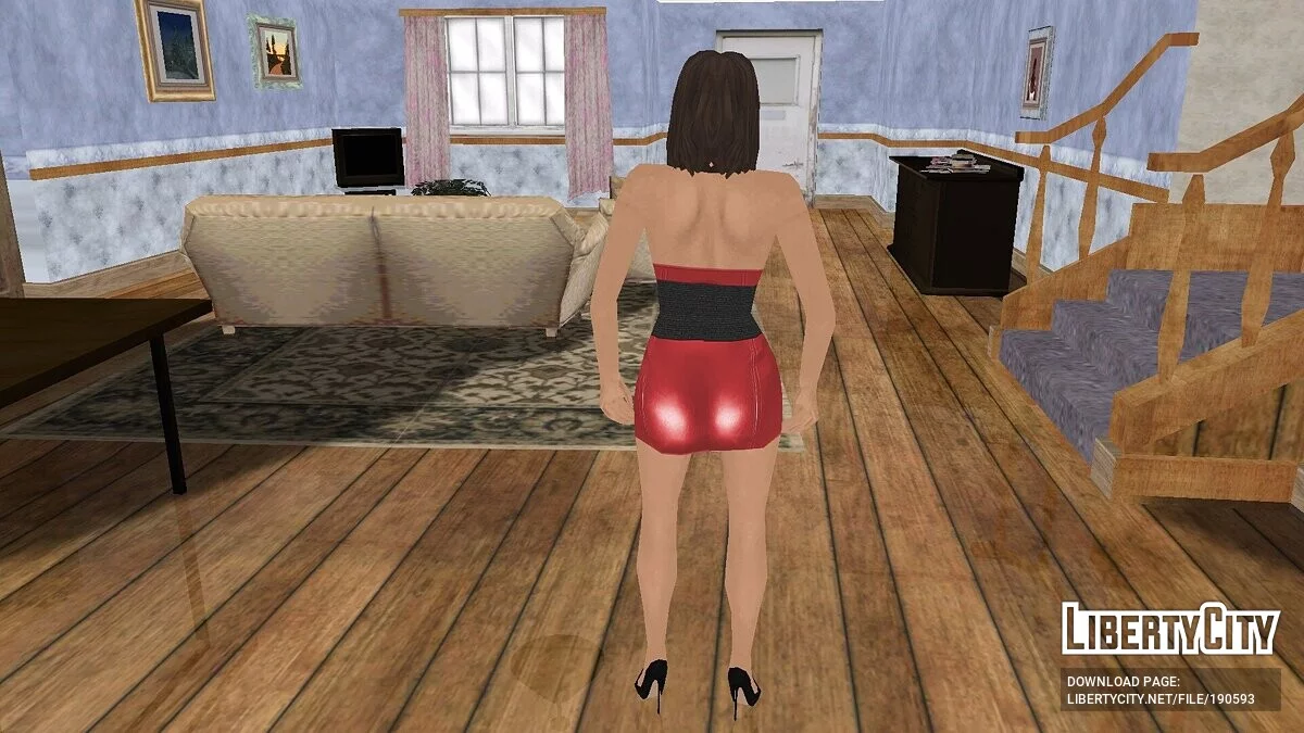 Girl in a sexy outfit / GTA San Andreas