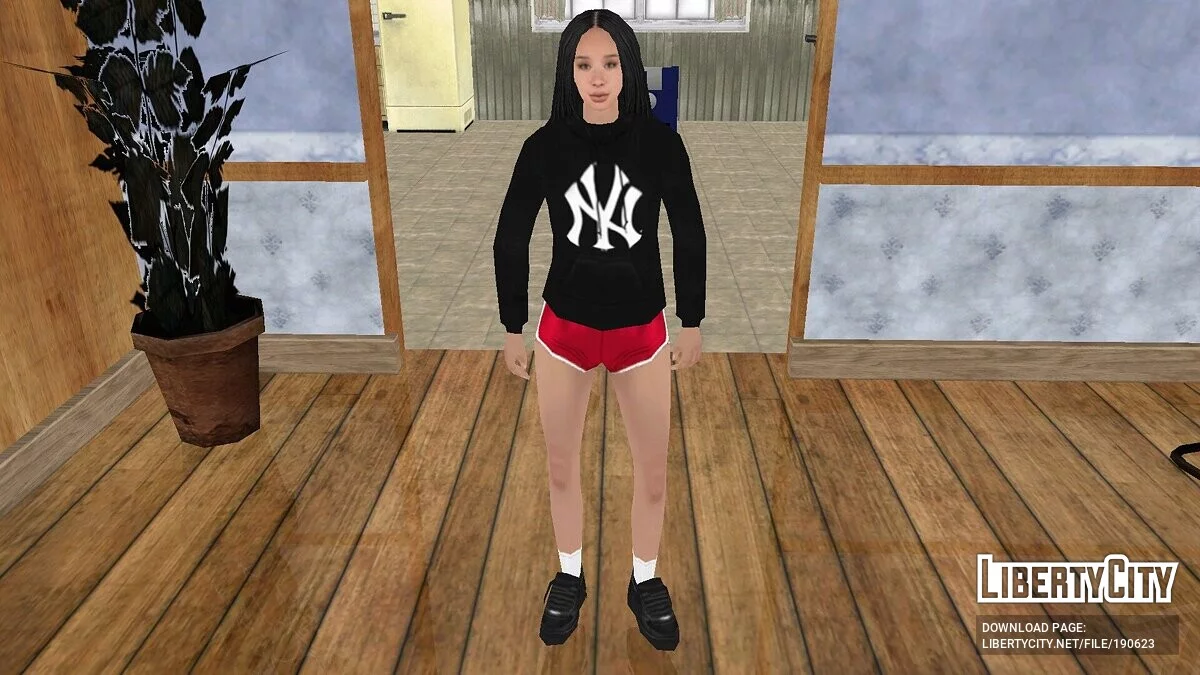 Chica en ropa deportiva / GTA San Andreas