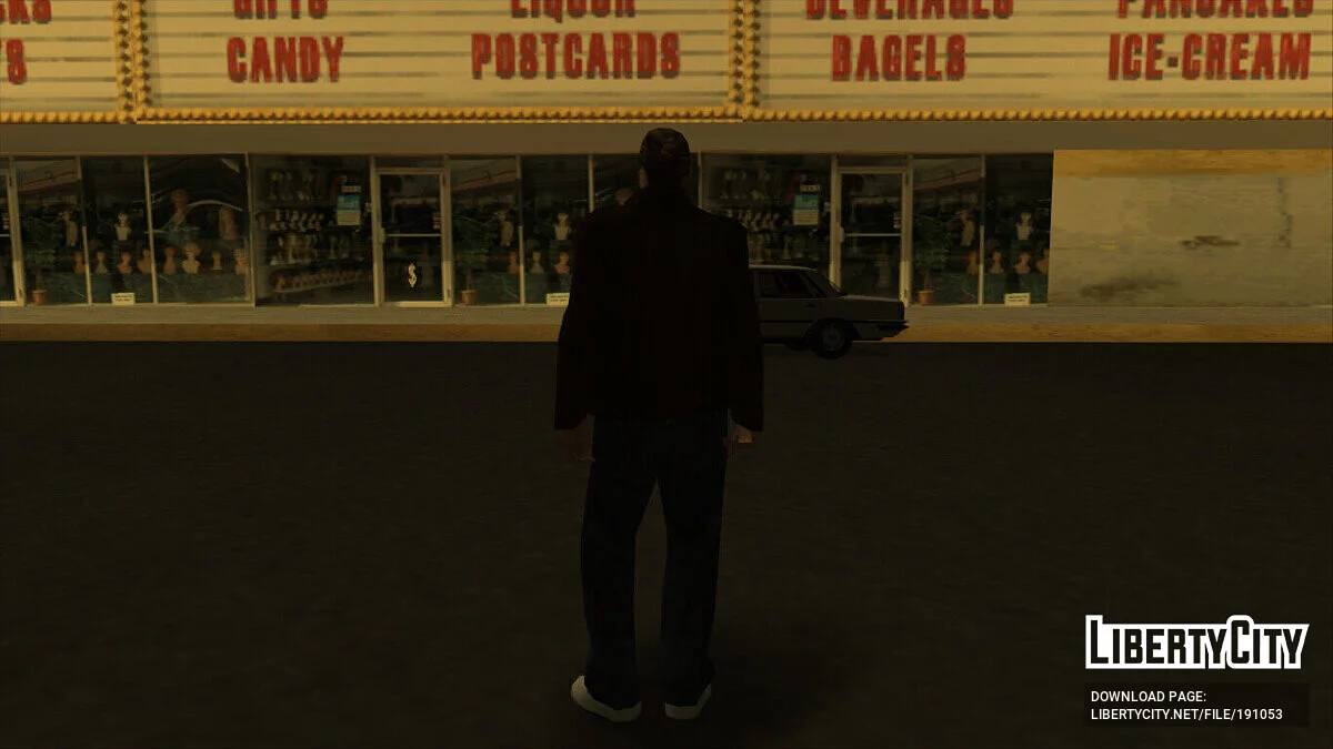 Хіппі в шкіряній куртці та гавайській сорочці / GTA San Andreas