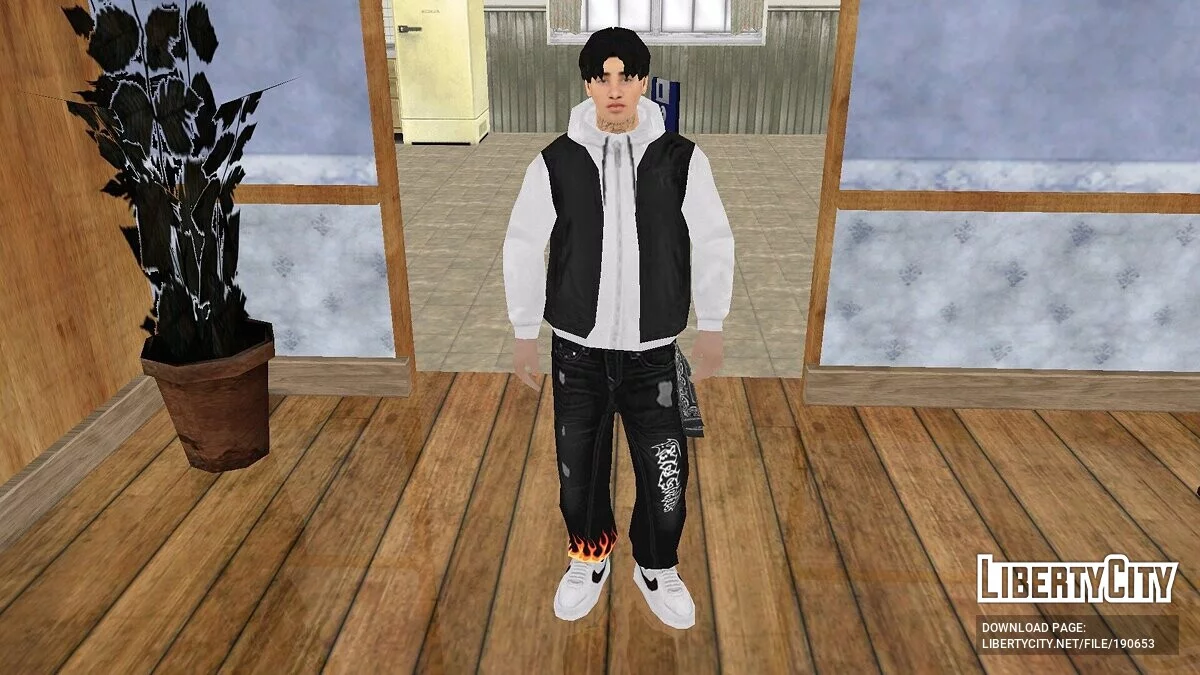 Chico con ropa casual / GTA San Andreas